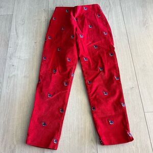 CPC Red Snail Embroidery Pants size 8